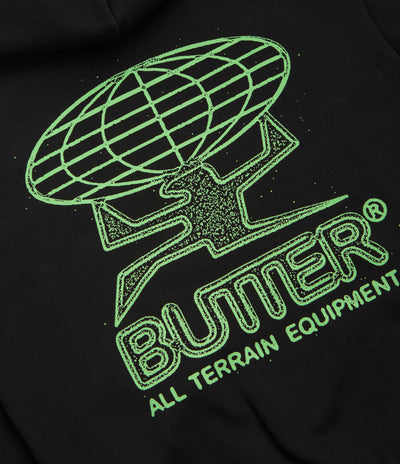 Butter Goods Terrain Hoodie - Black / Green