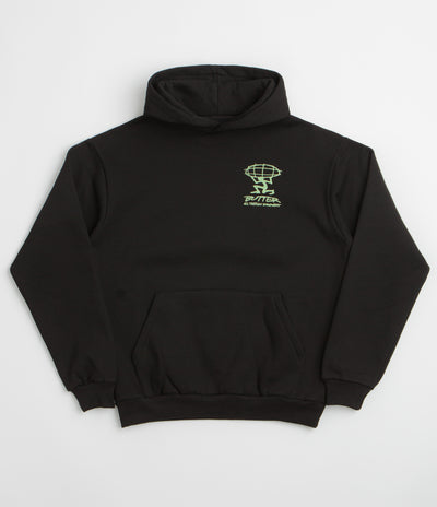 Butter Goods Terrain Hoodie - Black / Green / Black