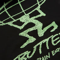Butter Goods Terrain Hoodie - Black / Green / Black thumbnail