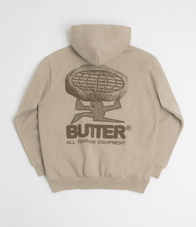 Butter Goods Terrain Hoodie in Bone
