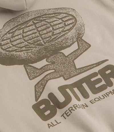Butter Goods Terrain Hoodie in Bone