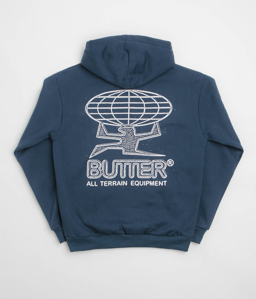 Butter Goods Terrain Hoodie - Navy / White