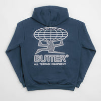 Butter Goods Terrain Hoodie - Navy / White thumbnail