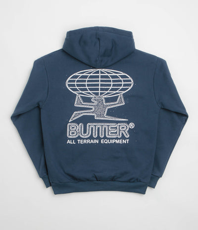 Butter Goods Terrain Hoodie - Navy / White