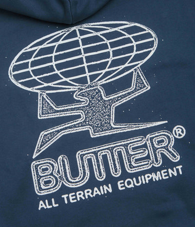 Butter Goods Terrain Hoodie - Navy / White