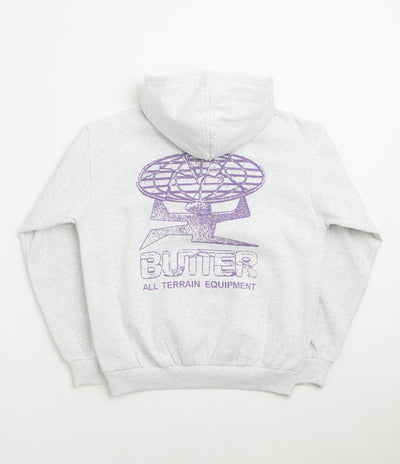 Butter Goods Terrain Hoodie - Ash / Purple