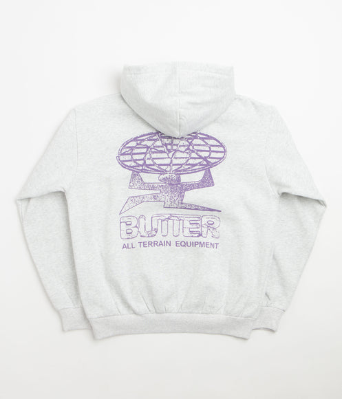Butter Goods Terrain Hoodie - Ash / Purple