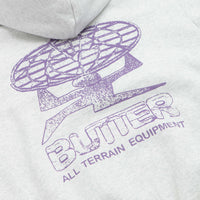 Butter Goods Terrain Hoodie - Ash / Purple thumbnail
