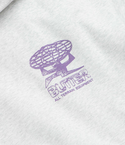 Butter Goods Terrain Hoodie - Ash / Purple