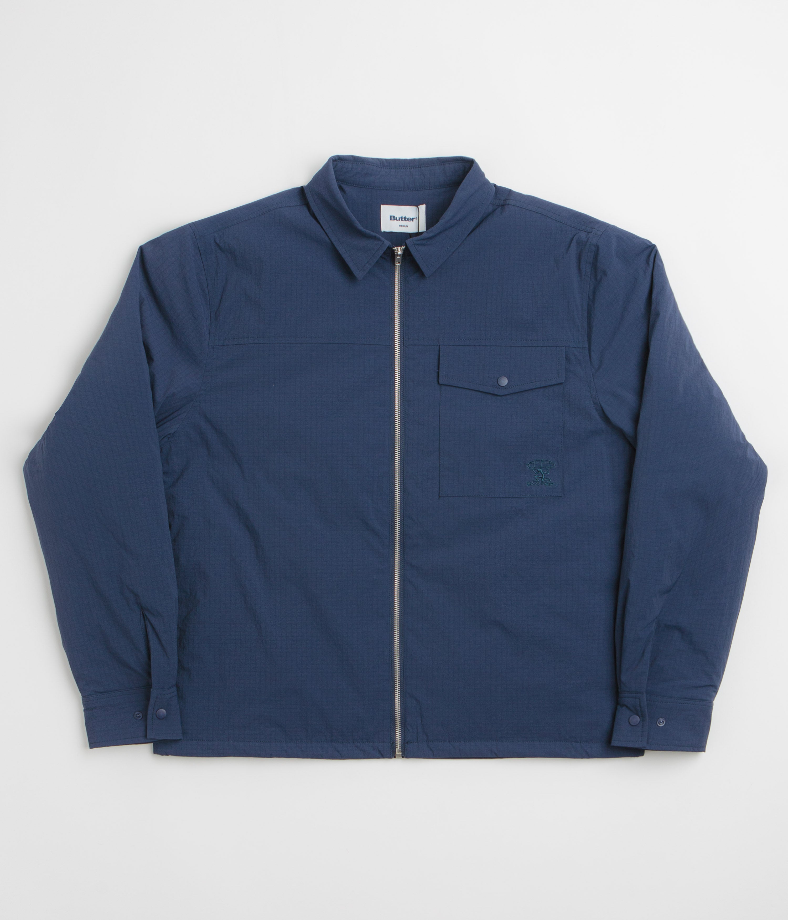 Butter Goods Terrain Insulated Shirt Jacket - Navy