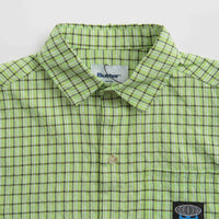 Butter Goods Terrain Short Sleeve Shirt in Lime and Black thumbnail