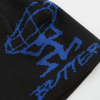 Butter Goods Terrain Skully Beanie in Black thumbnail