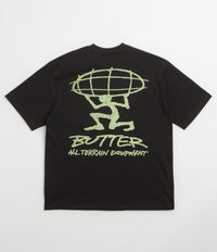 Butter Goods Terrain T-Shirt in Black and Green