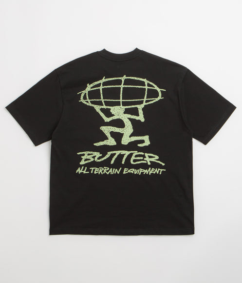 Butter Goods Terrain T-Shirt - Black / Green
