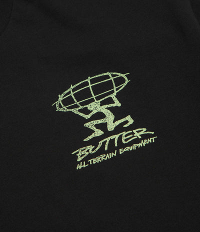 Butter Goods Terrain T-Shirt - Black / Green