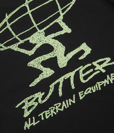 Butter Goods Terrain T-Shirt - Black / Green
