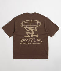 Butter Goods Terrain T-Shirt in Brown