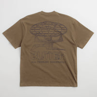 Butter Goods Terrain T-Shirt - Dark Taupe thumbnail