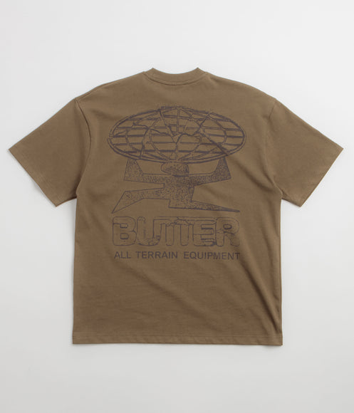 Butter Goods Terrain T-Shirt - Dark Taupe