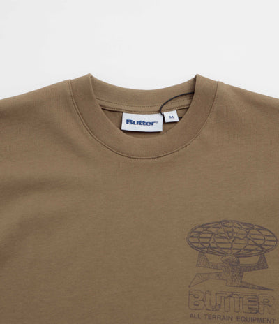 Butter Goods Terrain T-Shirt - Dark Taupe