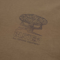 Butter Goods Terrain T-Shirt - Dark Taupe thumbnail