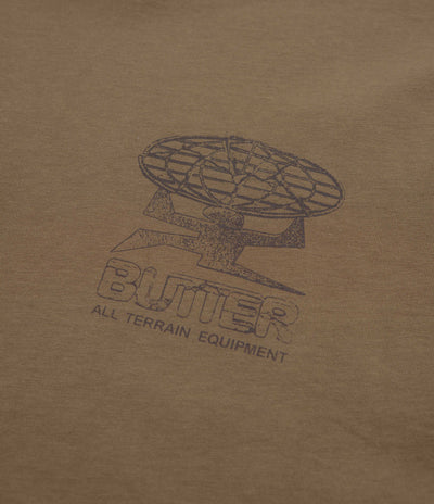 Butter Goods Terrain T-Shirt - Dark Taupe