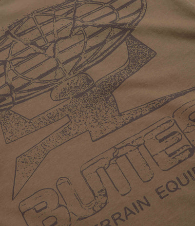 Butter Goods Terrain T-Shirt - Dark Taupe