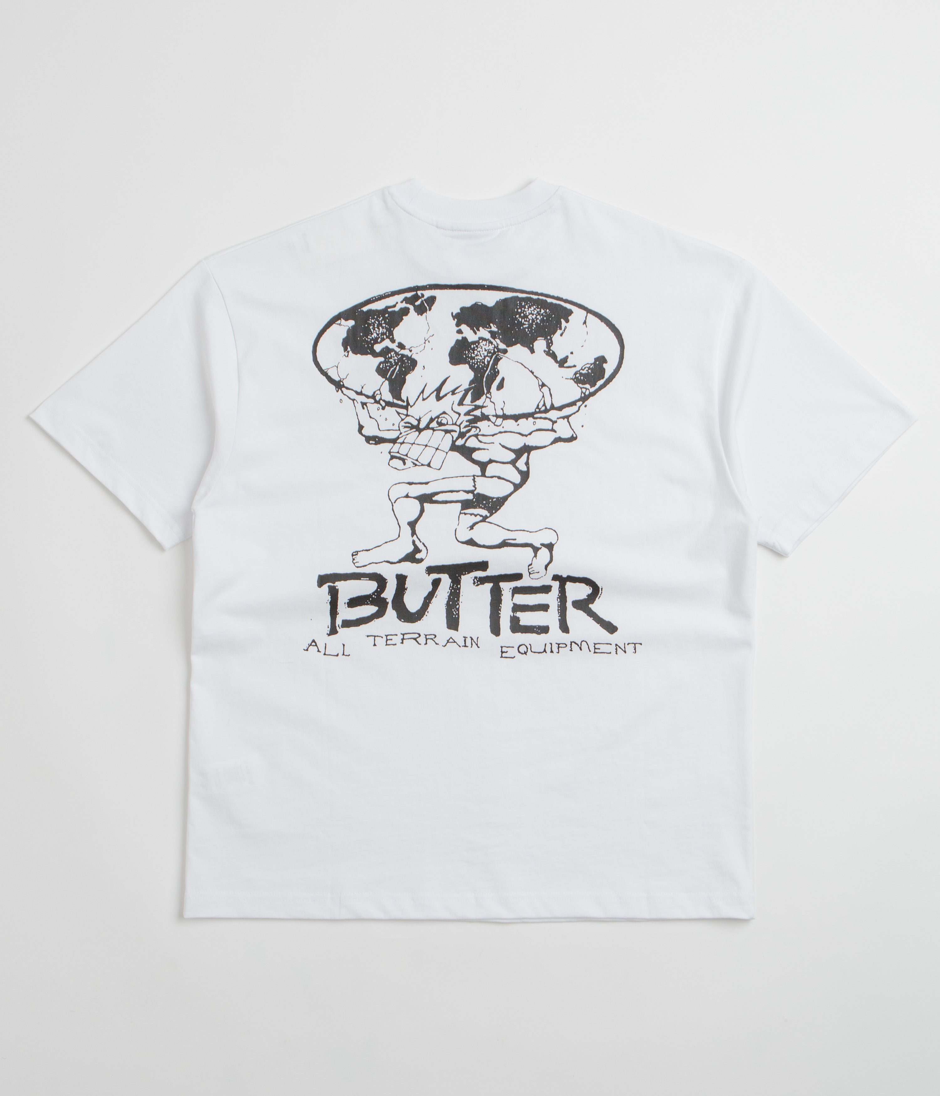 Butter Goods Terrain T-Shirt - White / Black