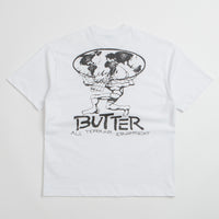 Butter Goods Terrain T-Shirt in White and Black thumbnail