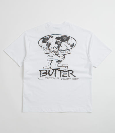 Butter Goods Terrain T-Shirt in White and Black