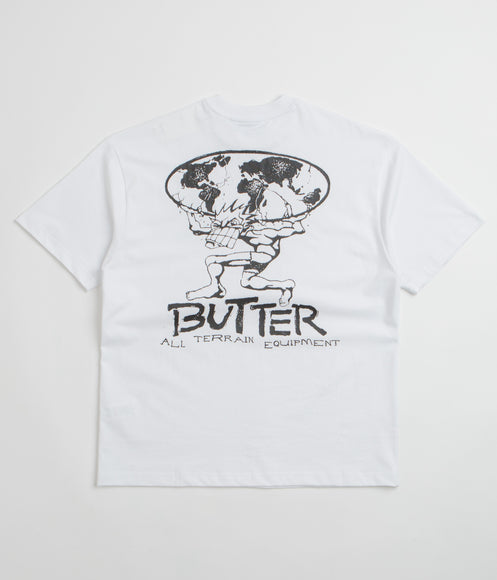 Butter Goods Terrain T-Shirt - White / Black