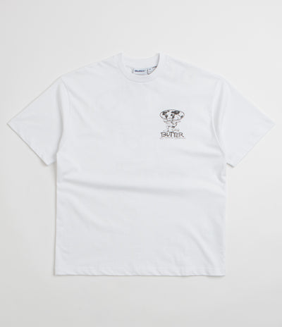 Butter Goods Terrain T-Shirt in White and Black