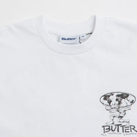 Butter Goods Terrain T-Shirt in White and Black thumbnail