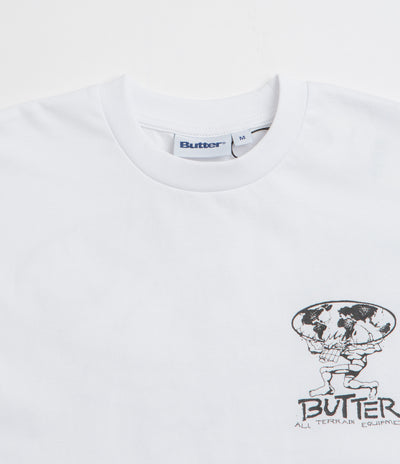 Butter Goods Terrain T-Shirt in White and Black