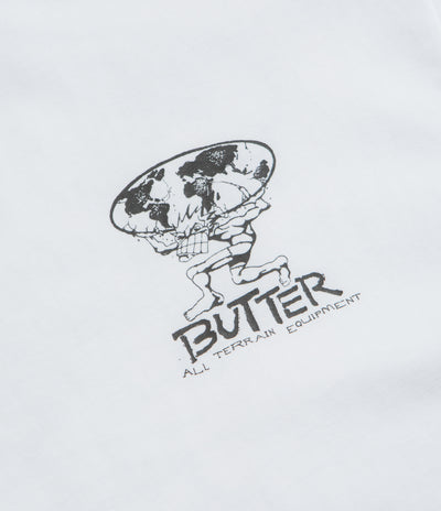 Butter Goods Terrain T-Shirt in White and Black