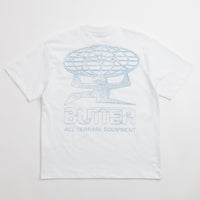 Butter Goods Terrain T-Shirt - White / Blue / White thumbnail
