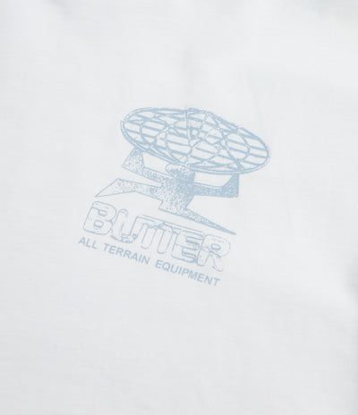 Butter Goods Terrain T-Shirt - White / Blue / White