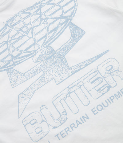 Butter Goods Terrain T-Shirt - White / Blue / White