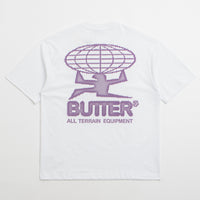 Butter Goods Terrain T-Shirt in White and Purple thumbnail