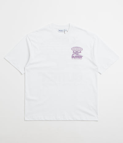 Butter Goods Terrain T-Shirt in White and Purple