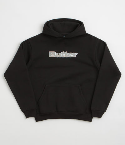 Butter Goods Textured Logo Hoodie - Black