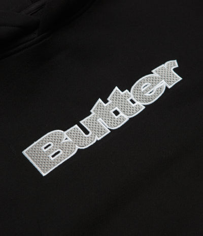 Butter Goods Textured Logo Hoodie - Black