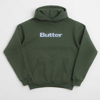 Butter Goods Textured Logo Hoodie - Fatigue thumbnail