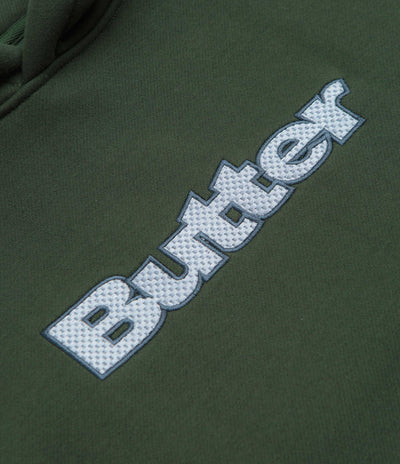 Butter Goods Textured Logo Hoodie - Fatigue