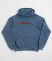 Butter Goods Textured Logo Hoodie in Navy