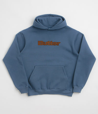 Butter Goods Textured Logo Hoodie - Navy