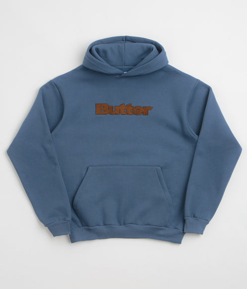 Butter Goods Textured Logo Hoodie - Navy