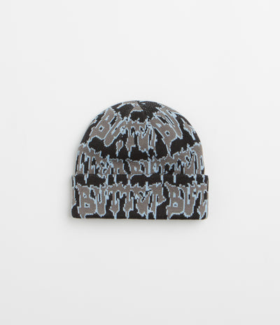 Butter Goods Throw Beanie - Black / Grey