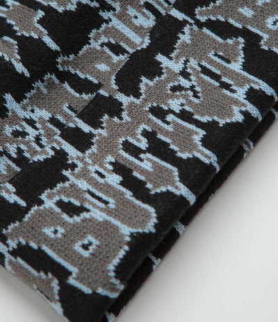 Butter Goods Throw Beanie - Black / Grey