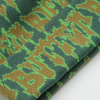 Butter Goods Throw Beanie - Forest / Lime thumbnail